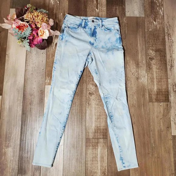 Universal Thread High Rise Skinny Jeans Women's Size 2/26R NWOT Light Acid Wash - Picture 7 of 16